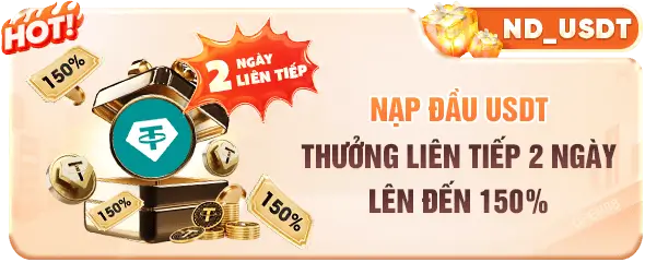 Onpen88 Nạp đầu USDT thưởng liên tiếp 2 ngày đến 150%